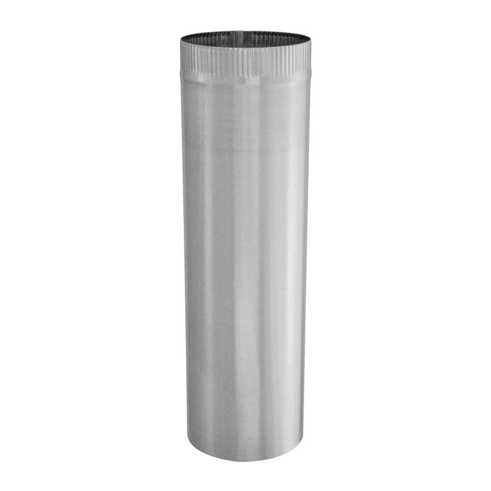 IMPERIAL 7-in x 24-in 30 Gauge Galvanized Steel Round Duct Pipe | GV1335