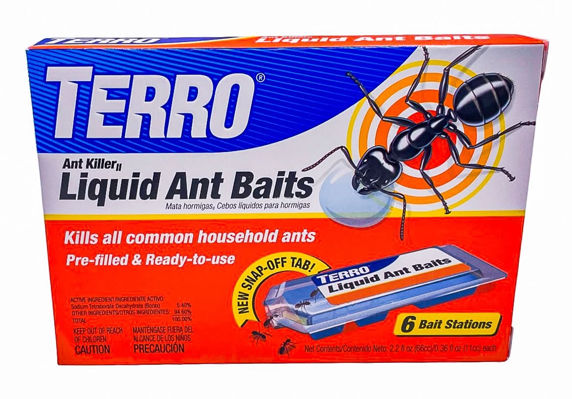 Terro Ant Killer Indoor Liquid Ant Baits (2.2 fl oz, 6 ct)