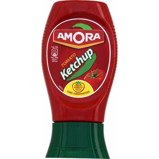 Tomato Ketchup Nature AMORA - Le flacon de 280g