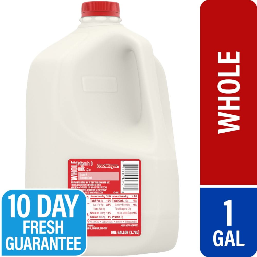 Fred Meyer Vitamin D Whole Milk (3.78 L)
