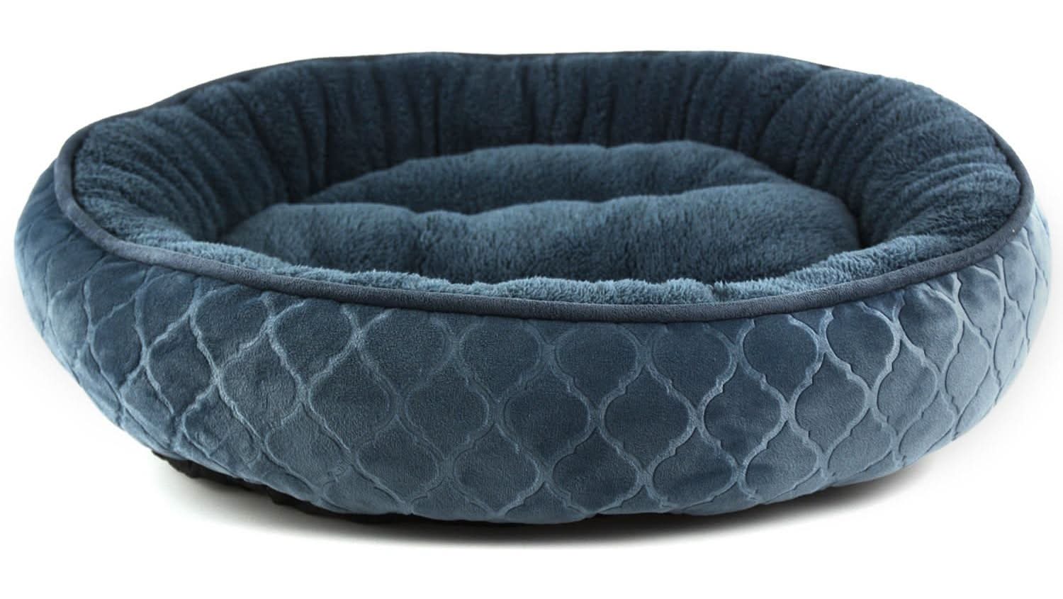 JUMP! Round Bed Blue, 1 ea