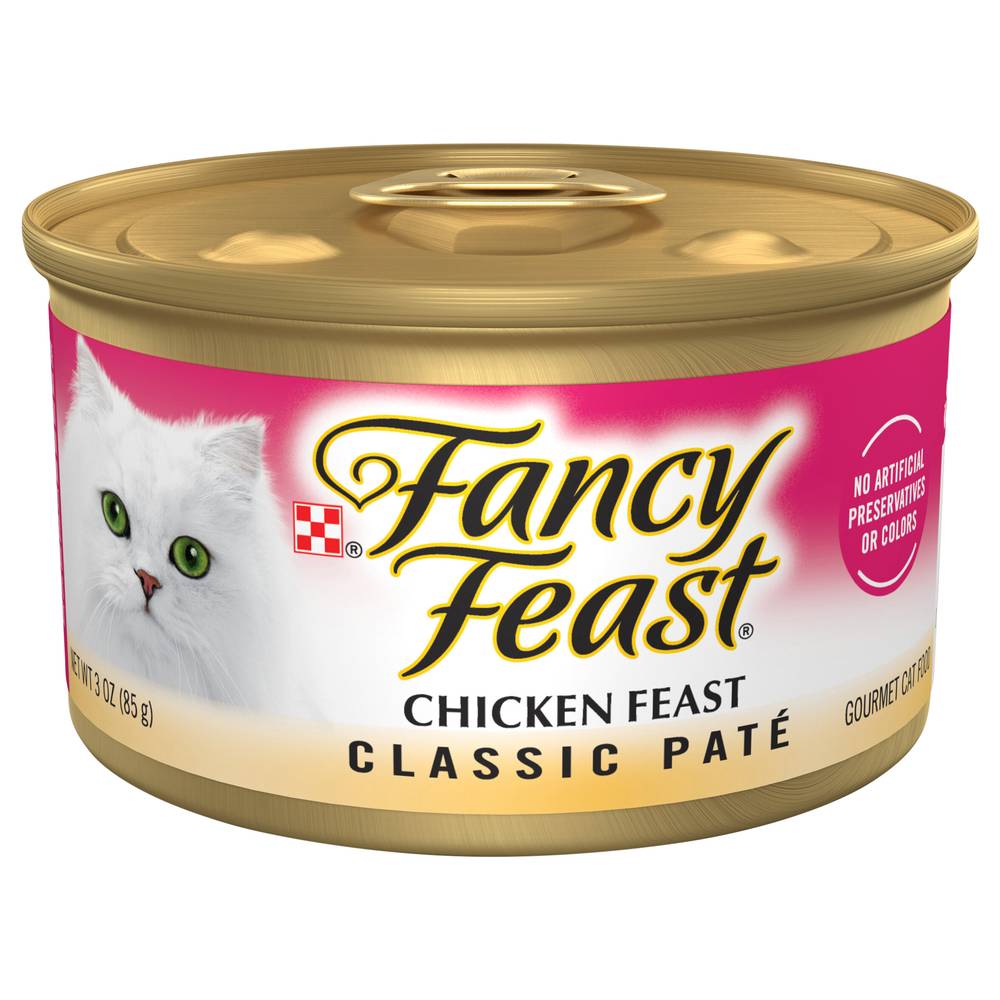 Fancy Feast Chicken Feast Classic Pate Gourmet Cat Food (3 oz)