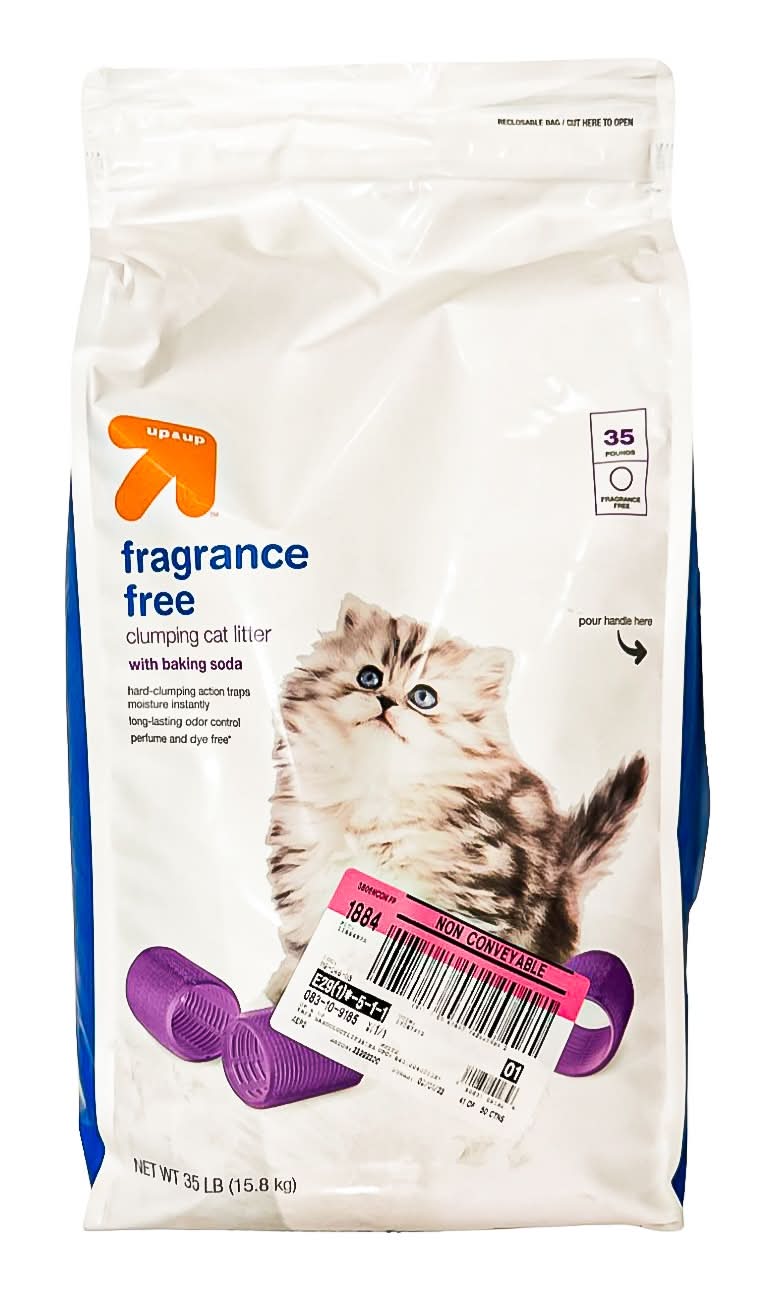 up&up Fragrance Free With Baking Soda Clumping Cat Litter (35 lbs)