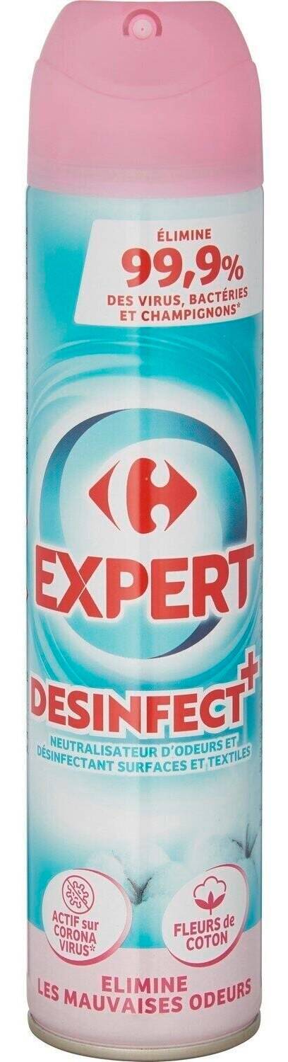 Carrefour Expert - Désodorisant désinfectant surface textile (300ml)