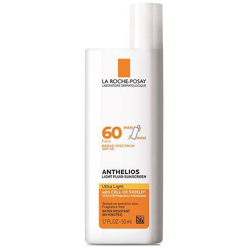 La Roche-Posay Anthelios Ultra Light Fluid Sunscreen for Face SPF 60 - 1.7 fl oz