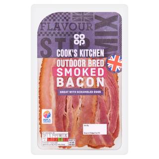 Co-op British Cooked Smoked Bacon Strips 65g