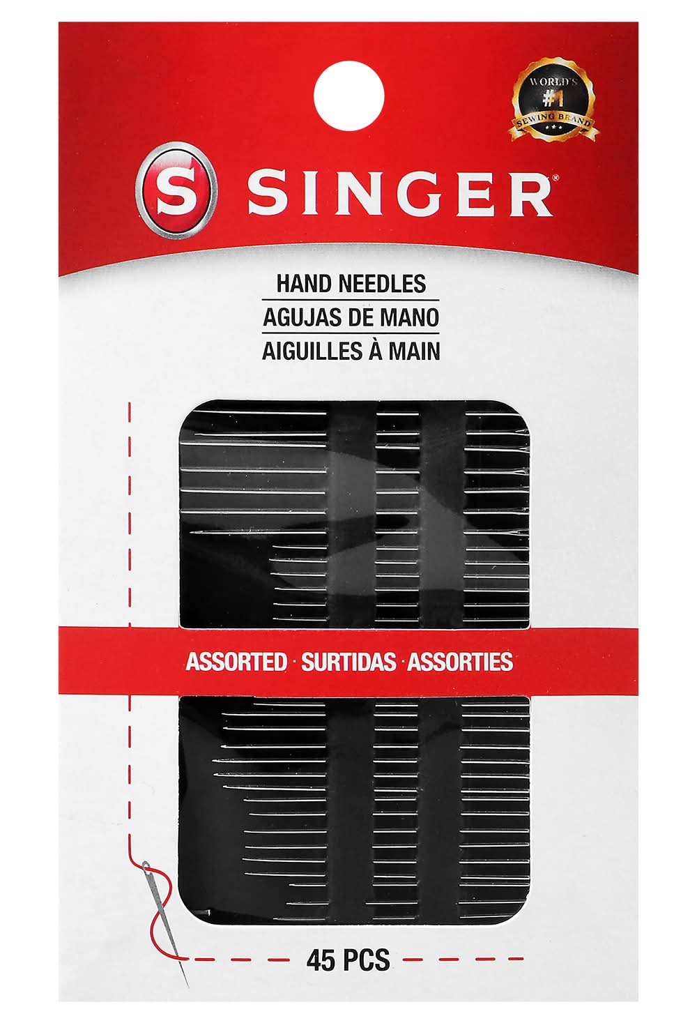 Singer Assorted Needles (1.6 oz, 45 ct)