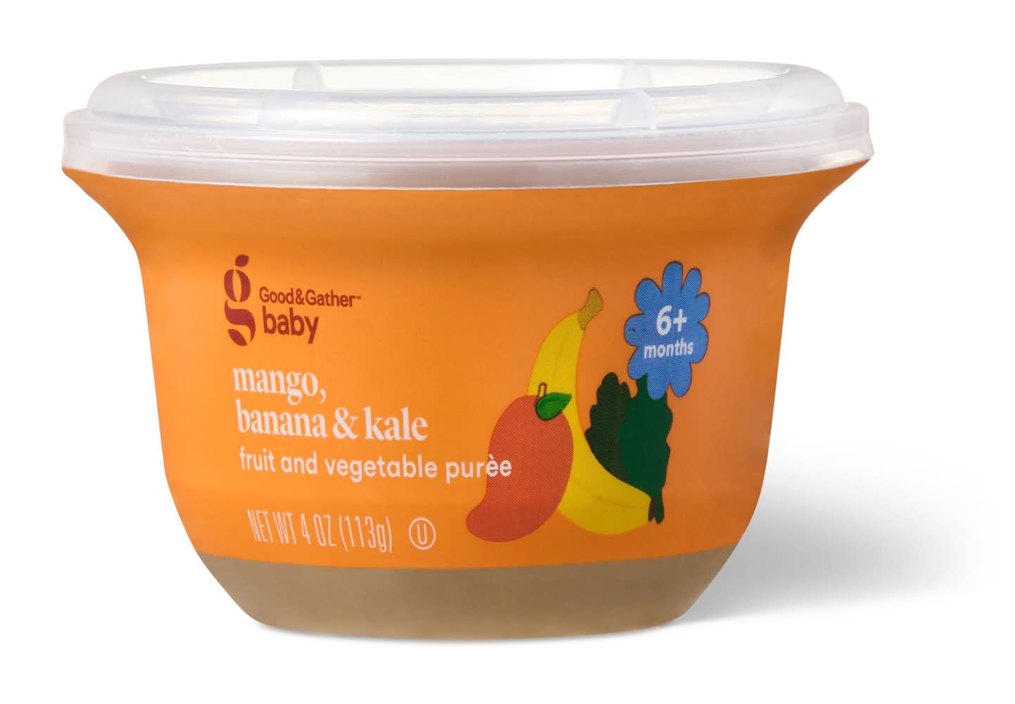 Good & Gather Mango Banana Kale Baby Meals 6+ Months (4 oz)
