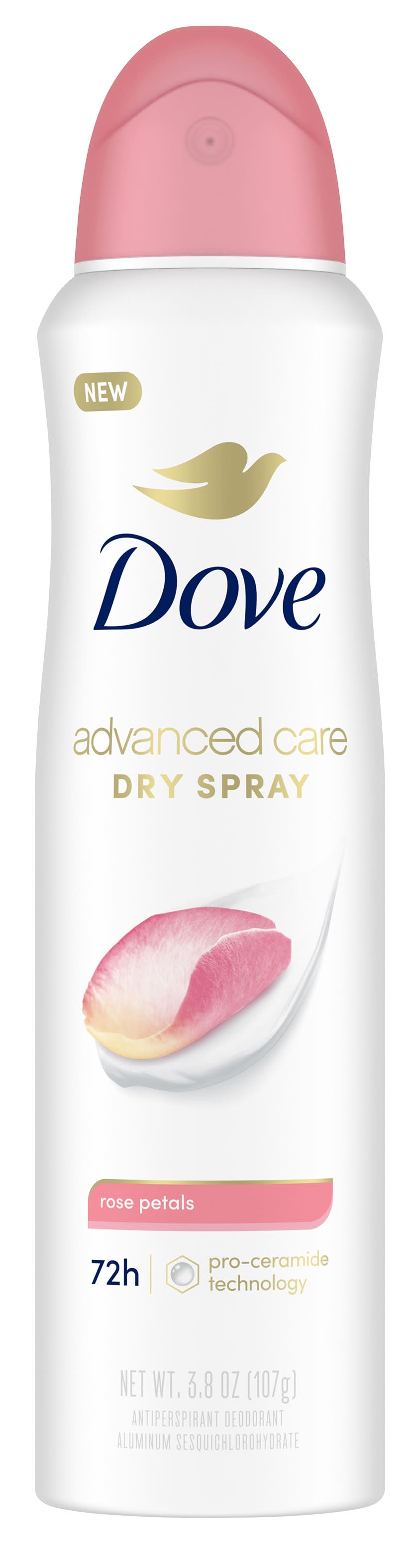 Dove Advanced Care Dry Spray Deodorant, Rose Petals (3.8 oz)