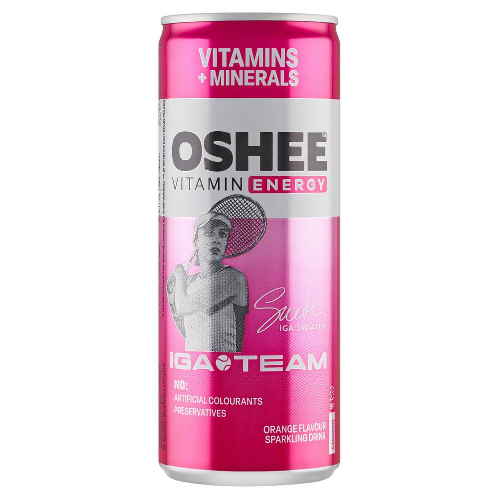 Oshee Vitamin & Mineral Energy Drink 250ml (Sugar levy applied)