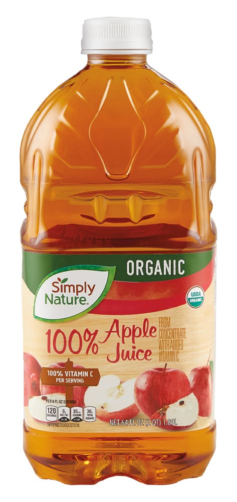 Simply Nature 100% Organic Juice, Apple (64 fl oz)