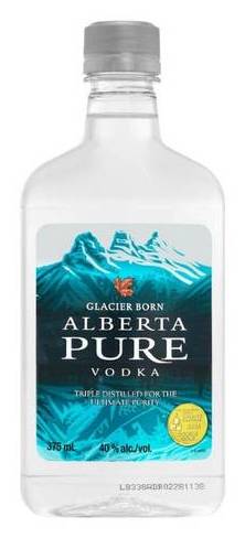 Alberta Pure, 375ml vodka (40.0% ABV)