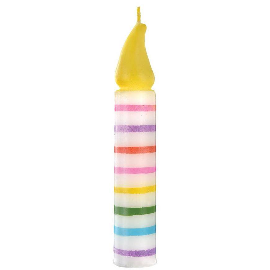 Multicolor Candle-Shaped Candle, 3.25in