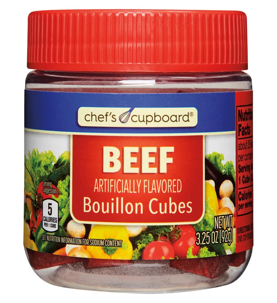 Chef's Cupboard Bouillon Cubes, Beef (3.25 oz)