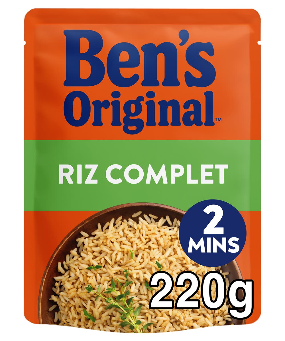 Ben's Original - Riz micro ondable complet 2mn (220g)