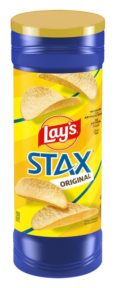 Lay'S Stax Potato Crisps Original 5 3/4 Oz