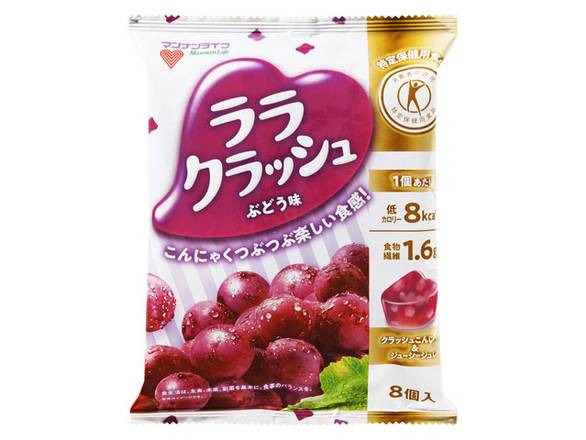 蒟蒻畑ララクラッシュ≪ぶどう味≫【補助食品】