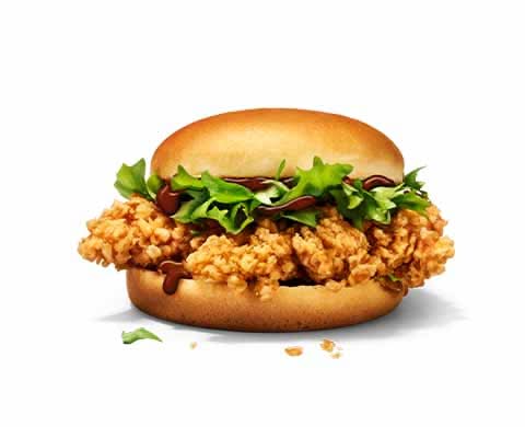 Spicy Teriyaki Double Crispy Burger