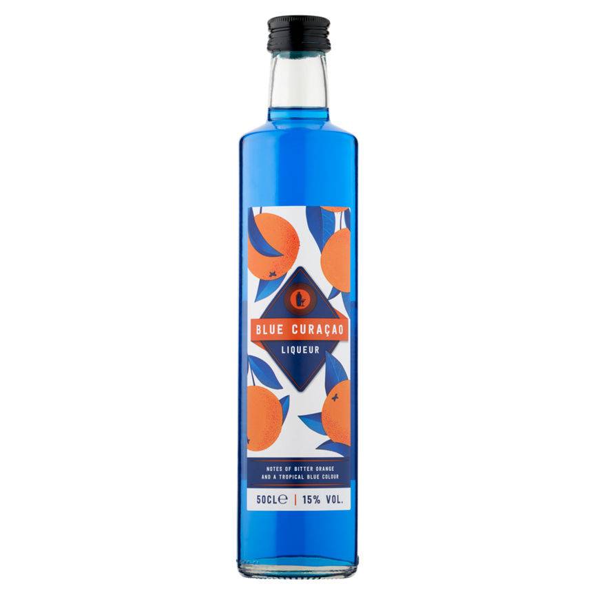 ASDA Bitter Orange, Blue Curaçao Liqueur (500ml)