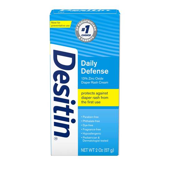 Desitin Daily Defense Baby Diaper Rash Cream Travel Size (2 oz)