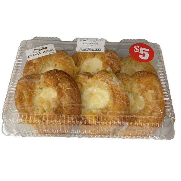 Cheese Danish Snail, 6 Count