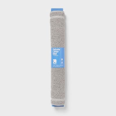 up&up Drizzle Cat Litter Mat, L, Gray