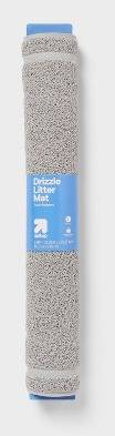 up&up Drizzle Cat Litter Mat, L, Gray
