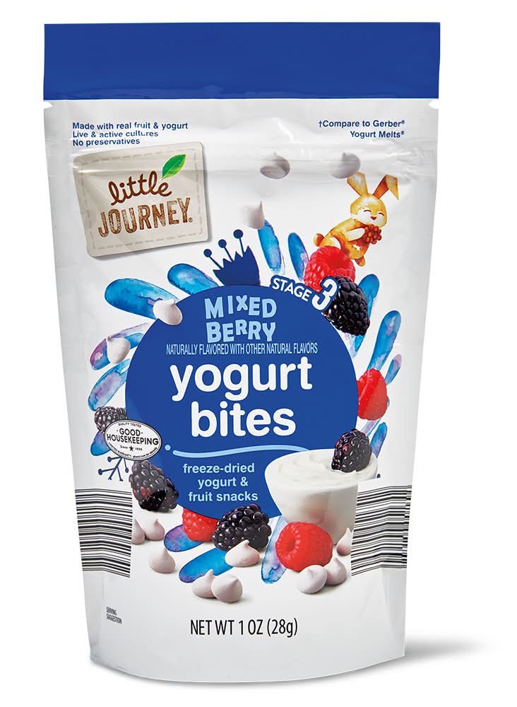 Little Journey Freeze-Dried Yogurt Bites Baby Snack, Mixed Berry, Stage 3 (1 oz)