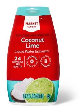 Market Pantry Liquid Water Enhancer Drops, Coconut Lime (1.62 fl oz)