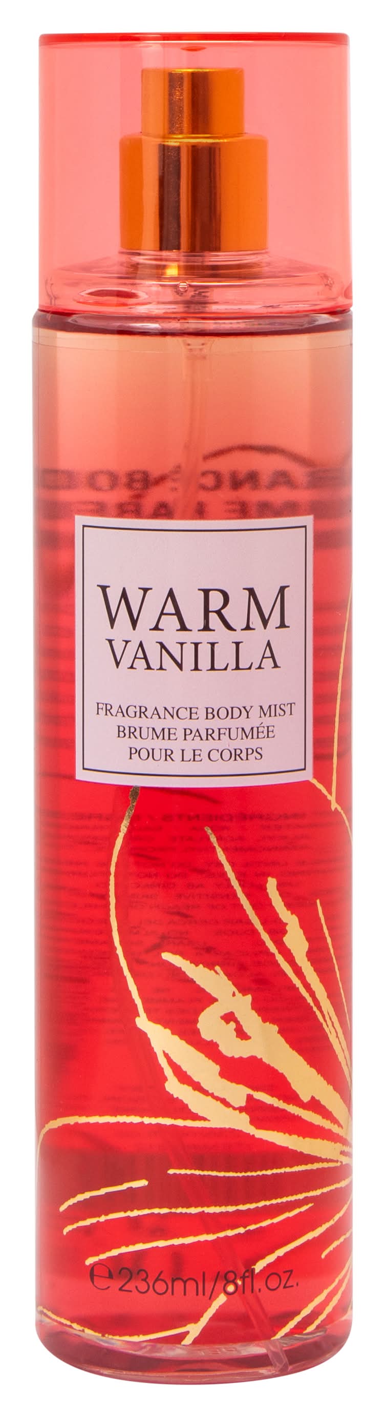 Fragrance Body Mist 8oz Warm Vanilla