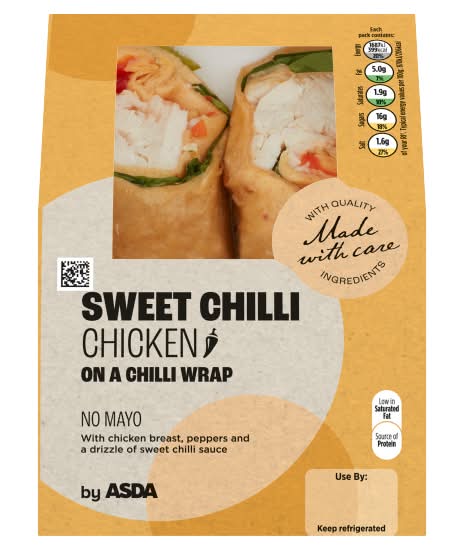 ASDA Sweet Chilli Chicken Wrap