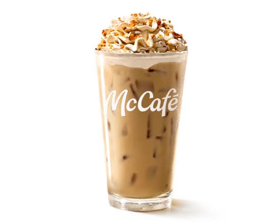Iced Caramel Apple Pie Latte