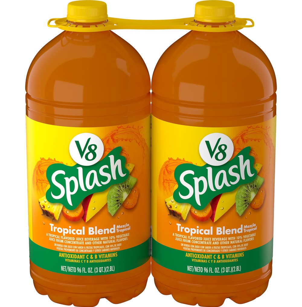 V8 Splash Juice, Tropical Blend (2 x 96 oz) Delivery Near You