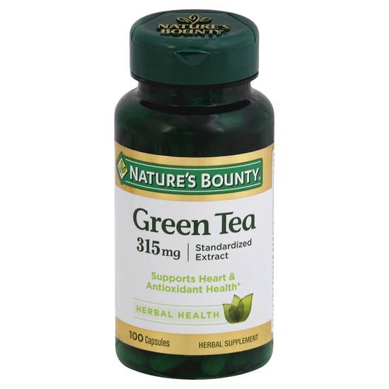 Nature's Bounty Green Tea 315 mg Capsules (100 ct)