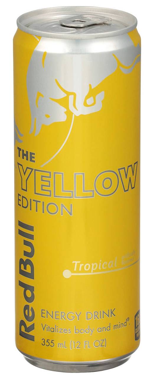Red Bull The Yellow Edition Energy Drink, Tropical