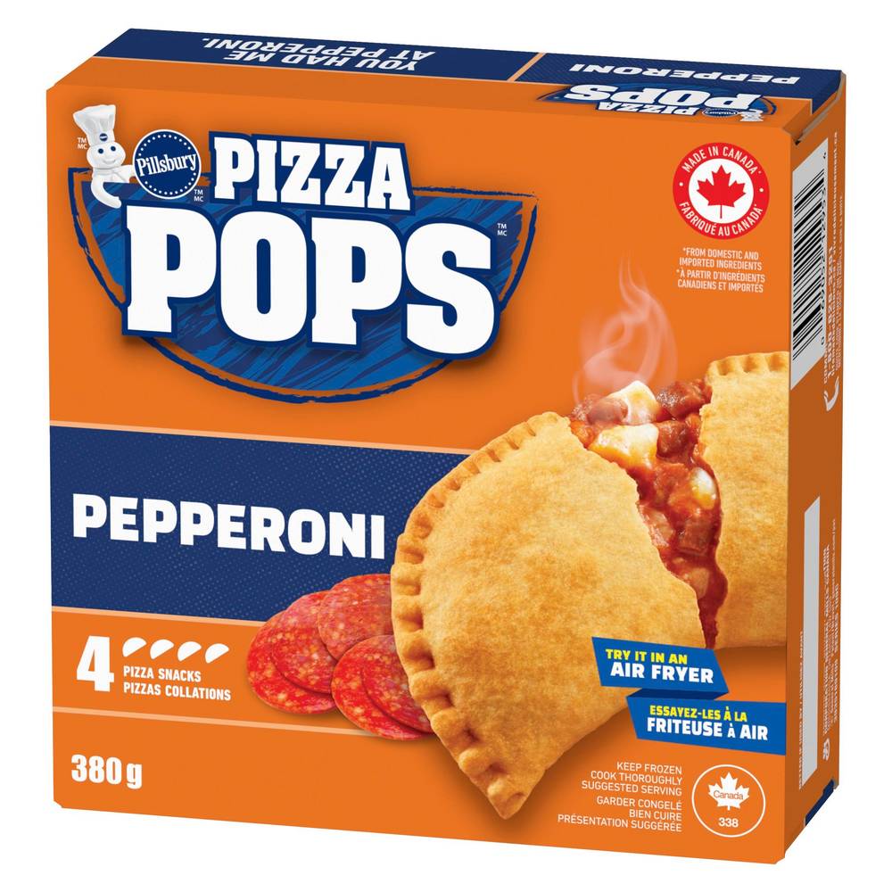 Pizza pops collations à base de pizza - pizza snacks (4 unités) (pepperoni)