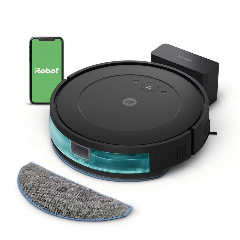 iRobot Roomba Auto Charging Robotic Vacuum and Mop, Black