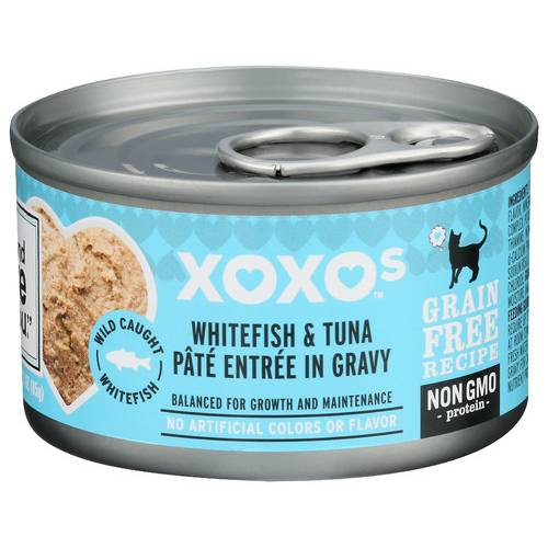 I And Love And You Whitefish & Tuna In Gravy XOXOs Pate Cat Food