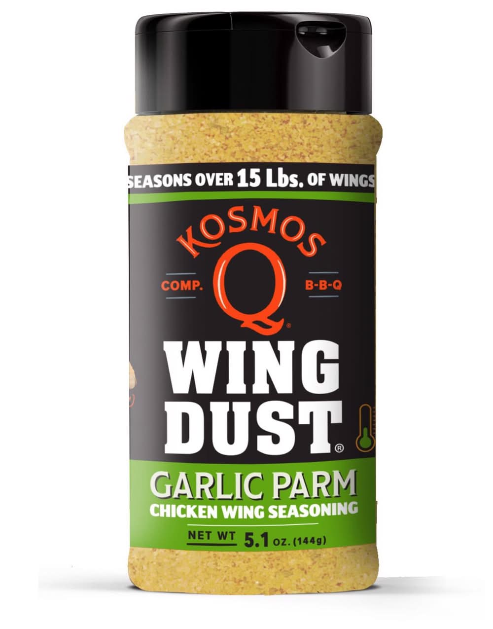Kosmos Q Wing Dust Garlic Parm Wing Seasoning 5 Oz