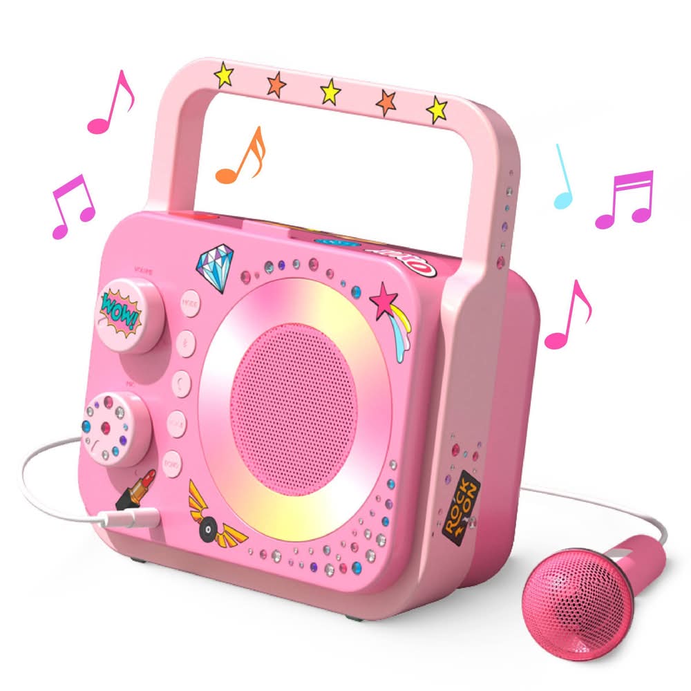 FAO Schwarz Toy Preschool Karaoke Mic, Pink (4 ct)