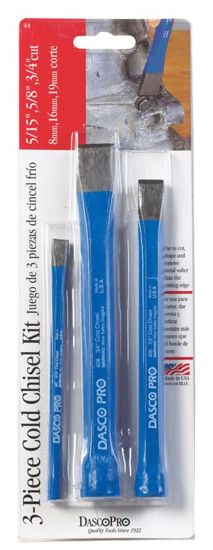 Dasco Pro 5 In. L Cold Chisel Set 3 Pk