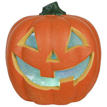 Festive Voice Happy Halloween Light Up Jack O'lantern Pumpkin