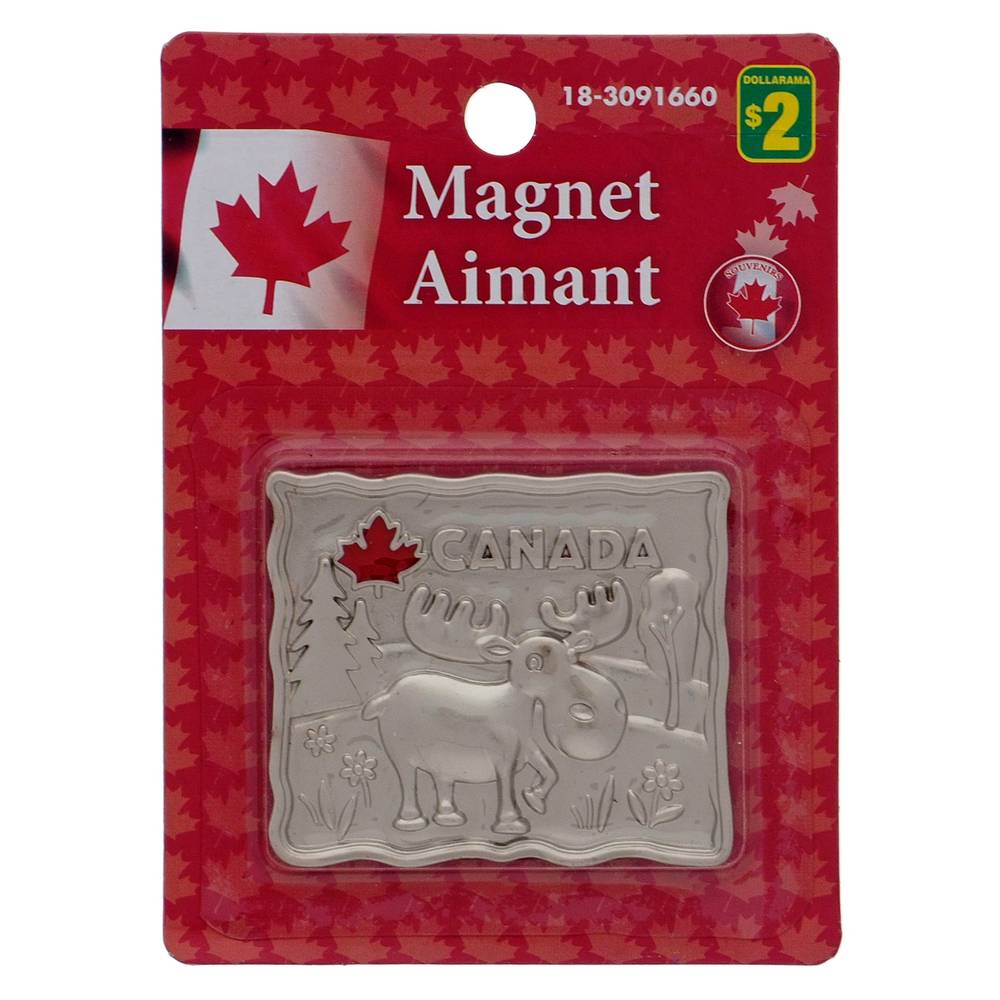 Canada Silver Bronze Magnet