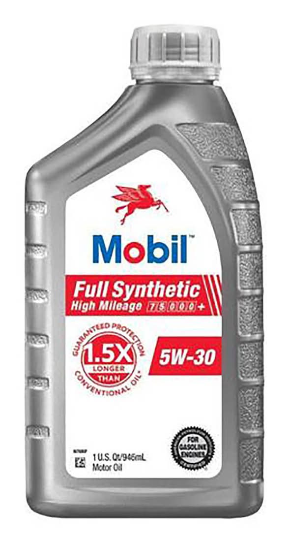 Mobil Full Synthetic High Mileage Motor Oil 5w-30 1 Qt