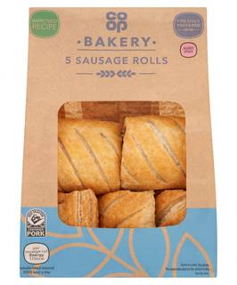 Co-op Bakery 5 Sausage Rolls