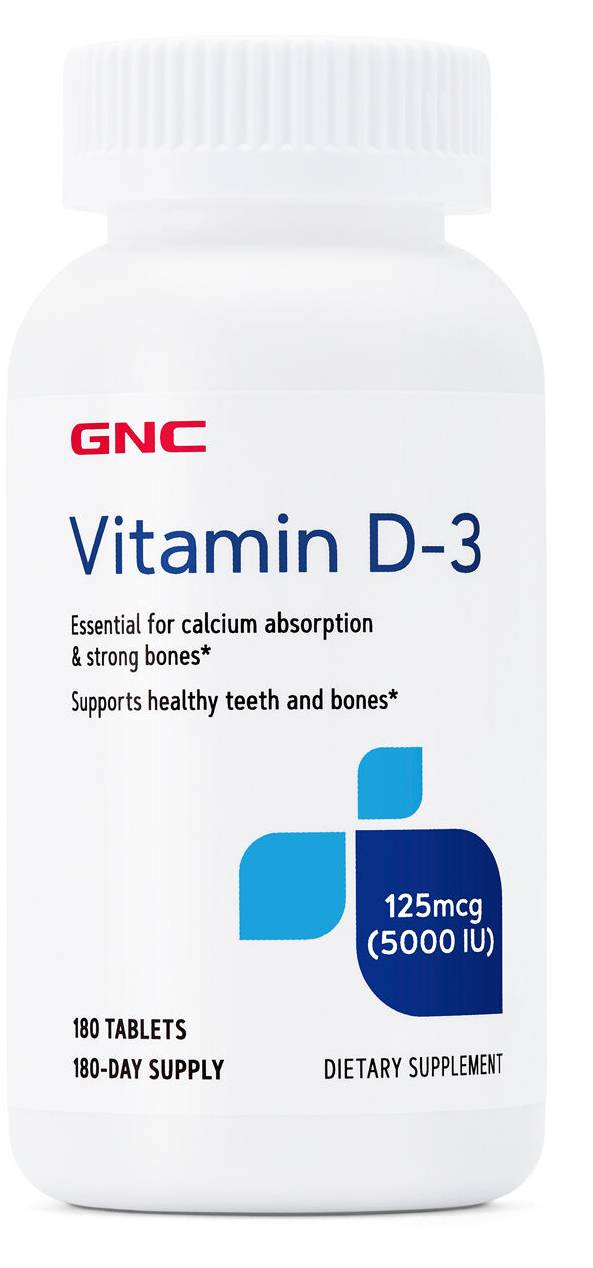 GNC Vitamin D3 Tablets (180 ct)