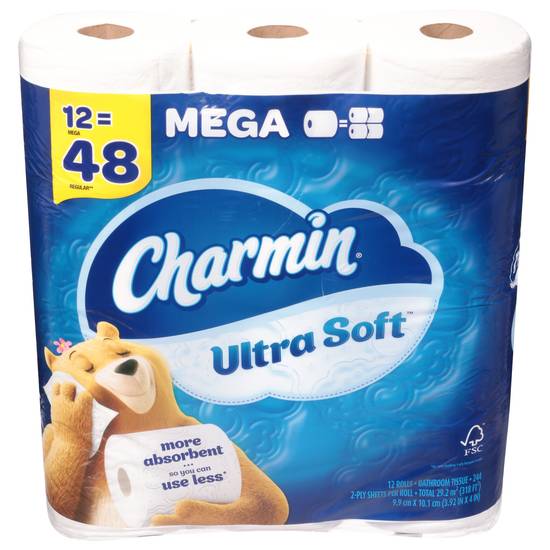 Charmin Ultra Soft Mega Toilet Paper (12 ct)