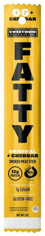 Sweetwood Fatty OG & Cheddar Smoked Meat Stick 2oz