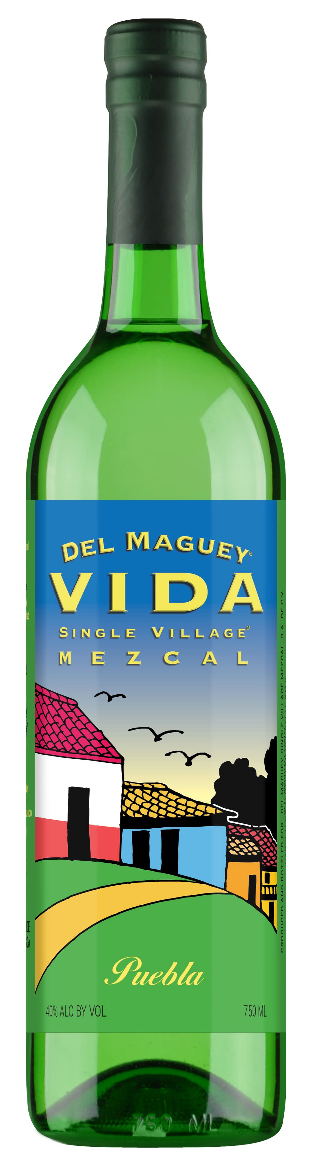 Del Maguey Mezcal Vida Puebla Liquor (750 ml)
