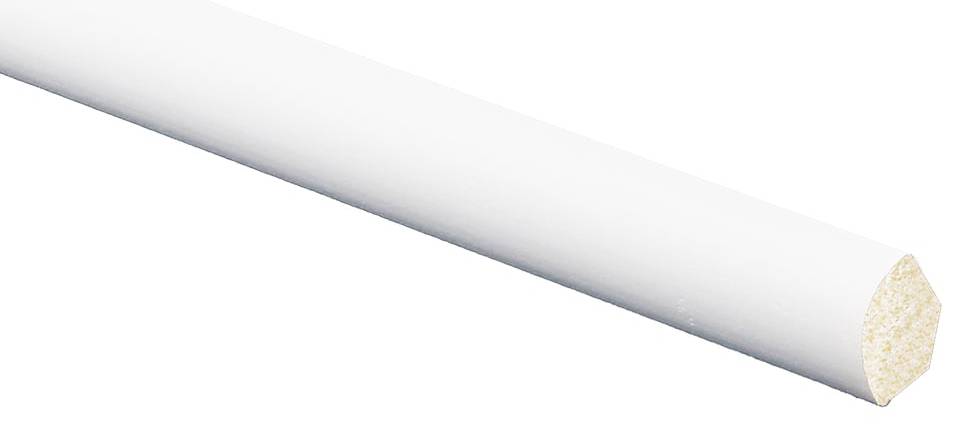 Inteplast Group Building Products 3/4-in x 3/4-in x 8-ft Classic Finished Polystyrene Quarter round Moulding | 91050800032